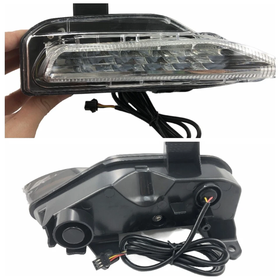 RGB LED Sequential Signal Fog Lights DRL For Infiniti Q50 Sport 2014-20 Retrofit Foto 4 de 4