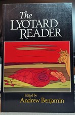 The Lyotard Reader ed. Andrew Benjamin PB - LIke New
