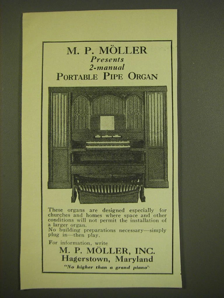 Moller pipe organ for sale deals