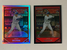 CARLOS BELTRAN #176  - 2007 BOWMAN CHROME - REFRACTOR + BASE