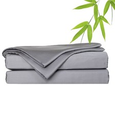 Bamboo.Store Bamboo Bed Sheets - Twin - Gray