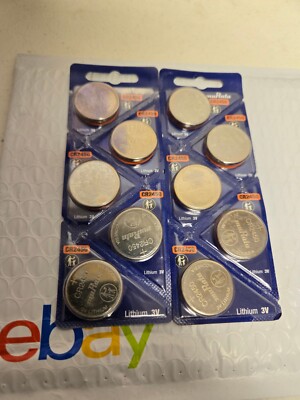 CR2450 Murata (10 Pieces) CR 2450 3V Lithium Coin Battery EXP 2033