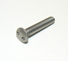 #10/32 X 1 1/4" Oval Head Spanner Security S/S Machine Screws - Lot of 41 Pcs.