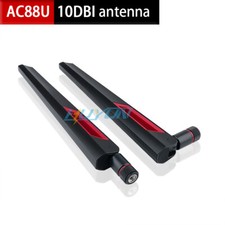2X ASUS 10Dbi Antenna for wifi router RT-AC68U EX6200 AC15 AC3200 AC66U AC88U