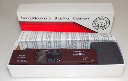 HO Trains InterMountain Railway 410602-07 PS-1 50' N & W Box Car #57287 Kit | Condition: Used