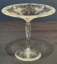 Rare Pairpoint #133 Wickham Comport(s)/Tazza Ca. 1937 Cut Crystal 