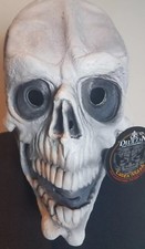 Skull Skeleton Latex Mask Dillon Creepy Fetish Costume Horror Halloween Dress Up