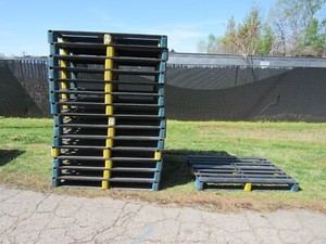 LOT OF 15 NO NAME FIBERGLASS PALLETS 50" X 38" X 5-1/2"