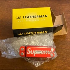 Supreme Red Leatherman Key Chain.