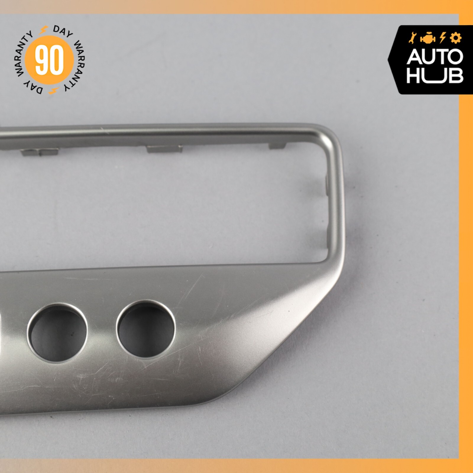 Maserati GranTurismo M145 Center Console Radio Trim Bezel Panel Silver OEM