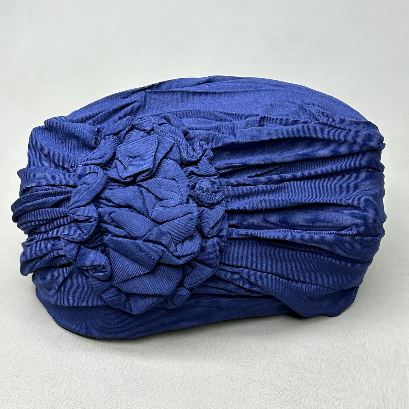 GORRA CHRISTINE Turbante Lotus Azul Oscuro 1003-0255 (Nuevo)