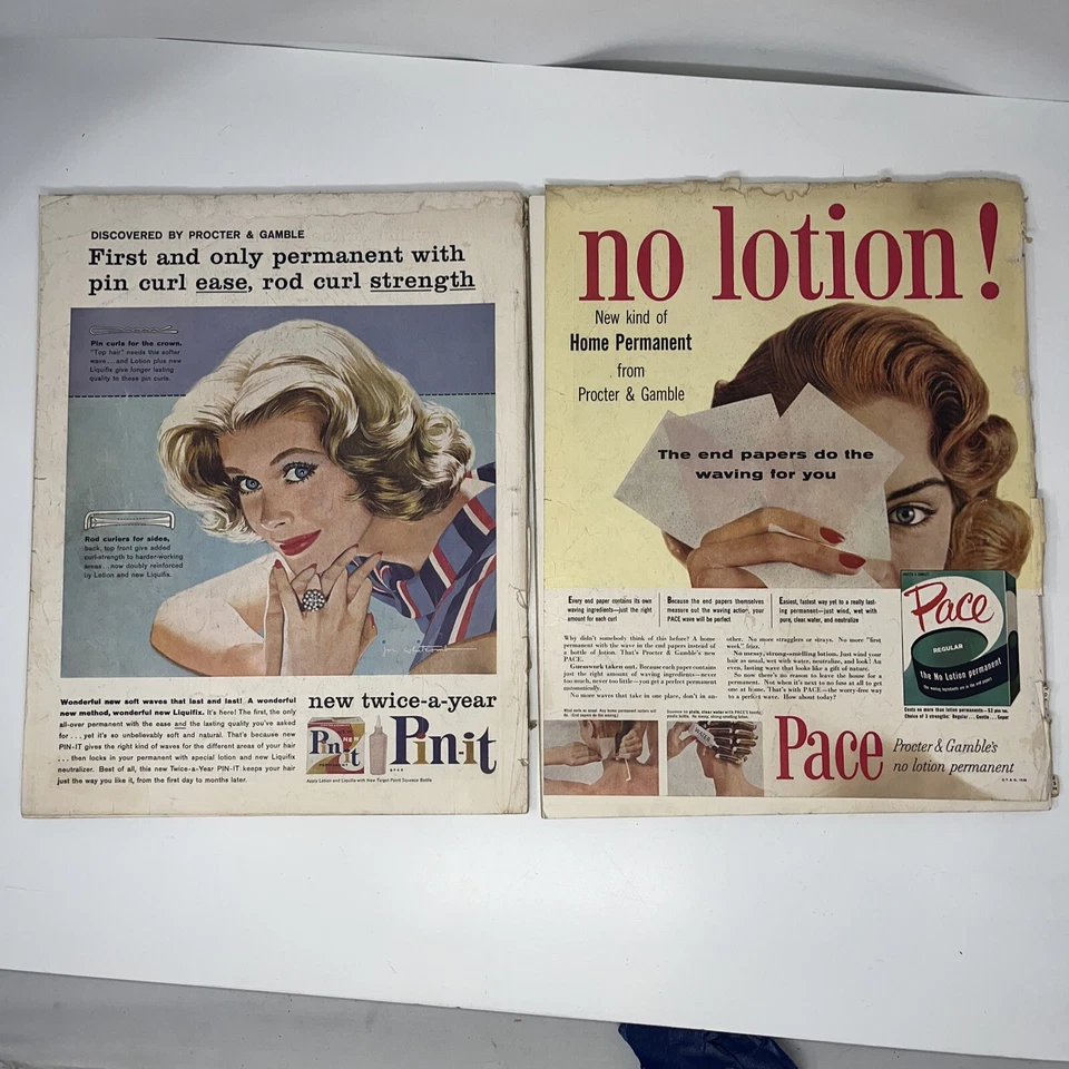Lot of 18 Vintage Ladies Home Journal Magazines 1958 1959 Color Ads Foto 3 de 4