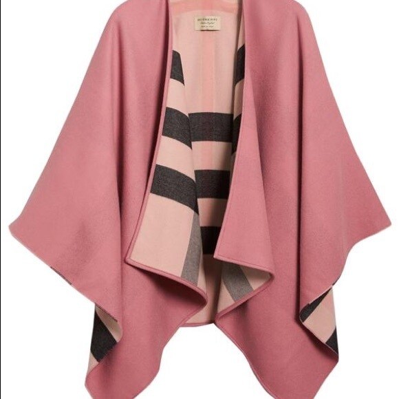 burberry reversible cape