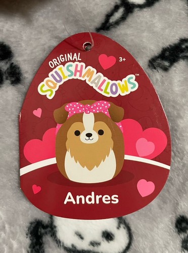 Valentine's Day Special Dog Squishmallows Set of Two - 5 inch and 8 inch - Picture 2 of 5