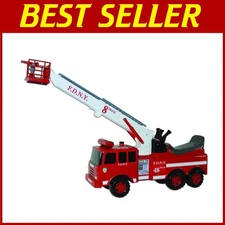 Fun Fire Truck Ride-On with Light and Sound Effects