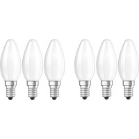 6 X Osram E14 Led Kerzenlampe Superstar Plus Hd Lighting 3,4W Wie 40W