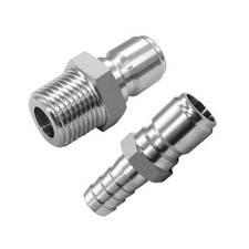 1/2" Stainless Steel Quick Disconnect Set beer Brewing Barb Male/MPT Male