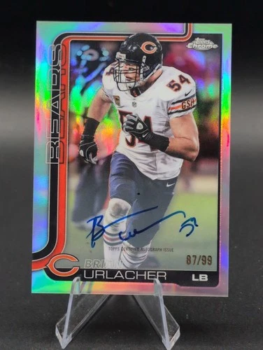 2025 Topps Chrome Brian Urlacher Base (RAW)
