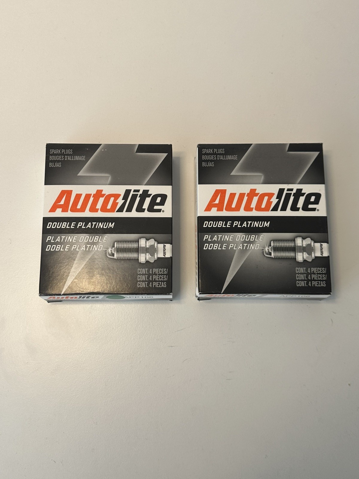 NEW Autolite APP106 Double Platinum Automotive Replacement Spark Plugs 8Pack