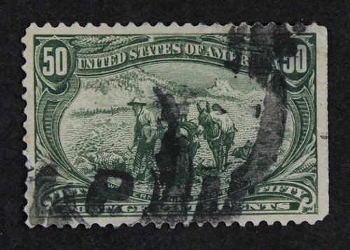 CKStamps: US Stamps Collection Scott#291 50c Used Spot Thin CV$175