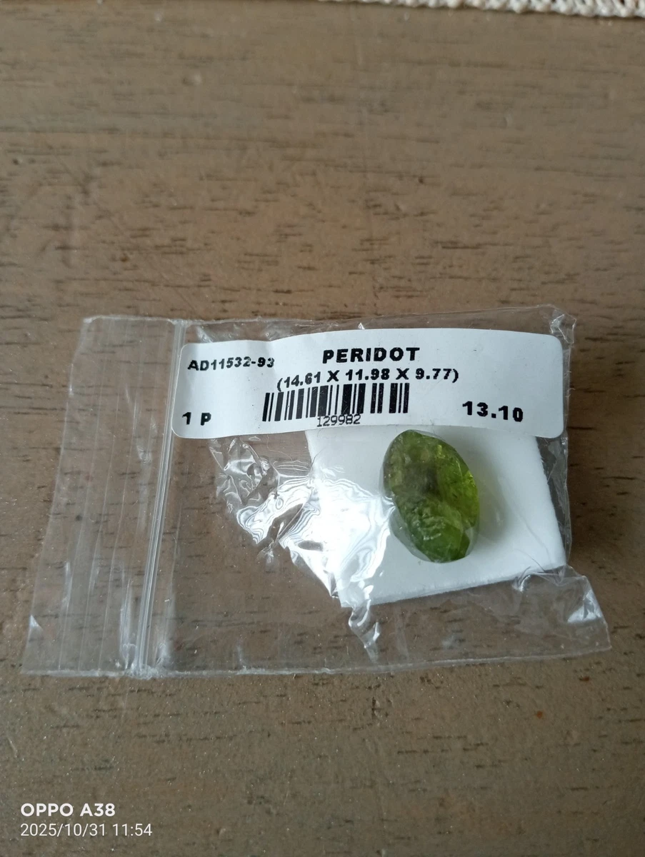 Lot De 5 Péridots Bruts – Pakistan, 5g, Vert Naturel, Qualité Gemme