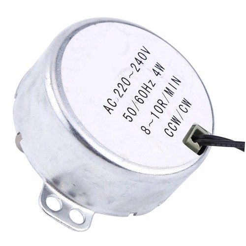 Robust Small Size Synchronous Motor TYC-50 AC 220V 8-10RPM CW/CCW 3gf.cm 4W