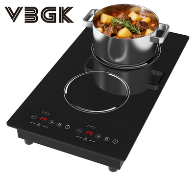 #ad 20quot; Electric Induction Cooktop Built in Stove 2 Burners Cooker 2300W $107.08