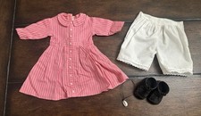 AMERICAN GIRL PLEASANT COMPANY ADDY DOLL DRESS BLOOMERS SHOES NECKLACE 1993