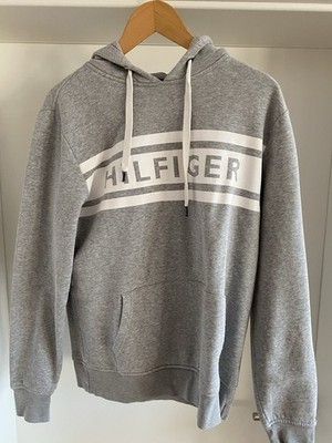 Tommy Hilfiger Hoodie Herren - Größe M - Grau - Guter Zustand - Mit Kapuze