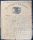 Rockfield KY Civil War John C Read 43rd Indiana Infantry Discharge Kentucky Born