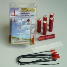 Klima A6-4 Rocket Motor For All Model Rockets (18mm x 6 pack engines)