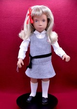Vintage 16" Sasha Doll 114S Blond,Blue Eyes,School Uniform,Shoes,W/Tag,No Box,UK