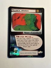 DBZ Dragon Ball Z FOIL Piccolo's Wisdom 107 CCG Limited Frieza Saga LP-MP 