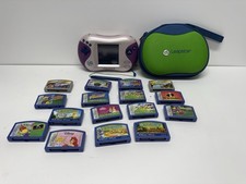 leapster 2 learning game system Pink and 16 G...