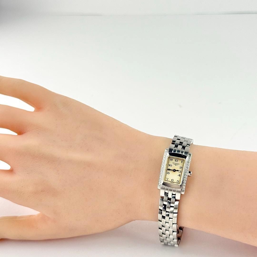 Longines Diamond Bezel Rectangular New Battery La… - image 2