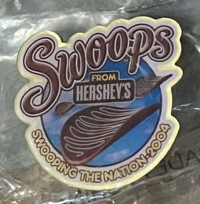 Rare 2004 Hershey s Chocolate Swoops Advertising Hat Lapel Pin