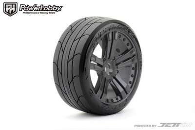 1/8 Buggy Super Sonic Belted Tires 17mm Claw Rims Powerhobby PHB1504CBMSGB