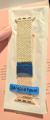 OhPinkShark Braided Stretchy Strap Compatible for Apple Watch Band 38/40/41 mm