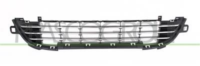 Grille inférieure pour Peugeot 207 de 2009-2012 pour réparer un pare-chocs cassé