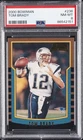 2000 BOWMAN #236 TOM BRADY ROOKIE RC PSA 8