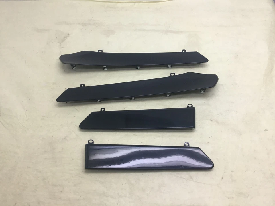 Jaguar XF painel dianteiro porta traseira moldura acabamento tampa conjunto de 4 peças 16 - 19 :O - Imagem 2 de 4