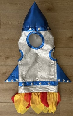 Kids Rocketship Costume - Spaceship Dress-Up Outfit For Toddlers 2T-4T