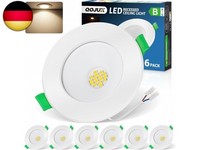 LED Einbaustrahler 230V Energieklasse B, 5W 800LM 4000K LED Spot 68-80Mm