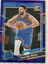 2023-24 Donruss Optic #208 Vasilije Micic Purple Shock