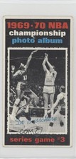 1970 Topps 1969-70 NBA Championship Dave DeBusschere Wilt Chamberlain HOF 19uj