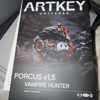 Artkey Porcus Vampire Hunter V1.5 Artisan Board Keycap Cherry MX Rare
