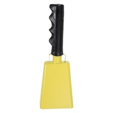 9inch Cow Bells for Football Games, 1pcs Cowbells for Sporting Events, Yellow