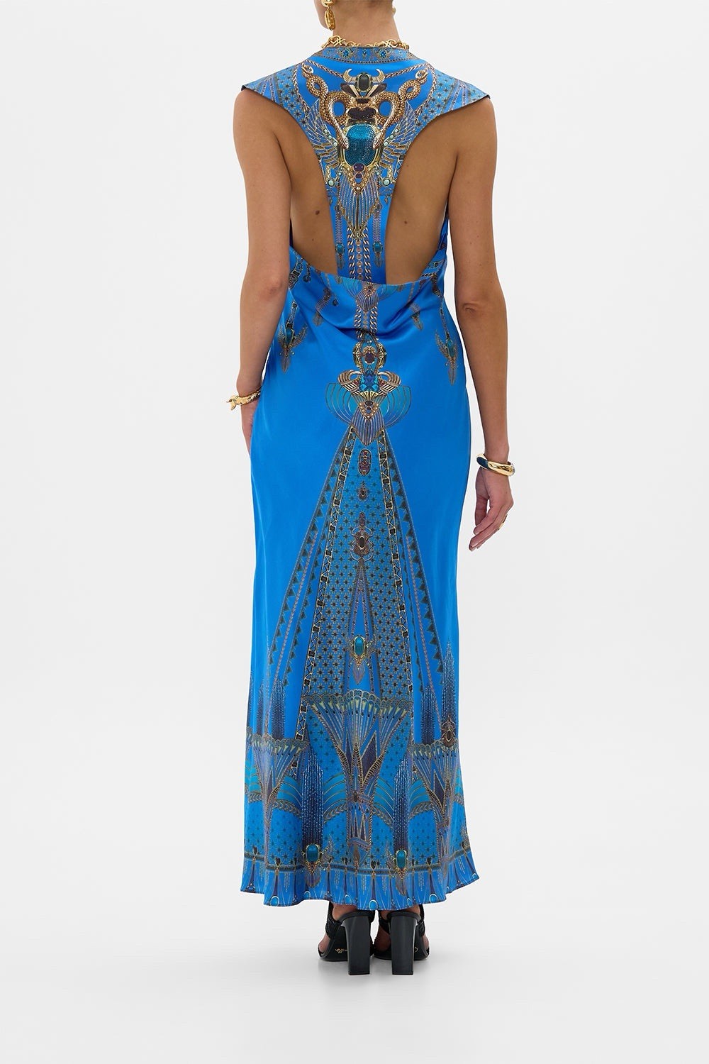 Camilla Archival Revival Extended Shoulder Dress With T Back Size S image 6
