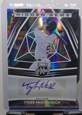 2022 Panini Elite Extra Edition - Hidden Gems Tyler McDonough #HG-TM Red Sox