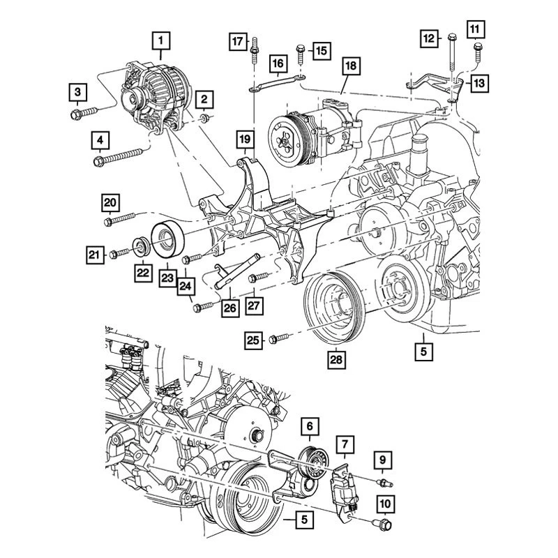 For Dodge Ram 1500 2001-2003 Mopar 56028172AC Ignition Coil Foto 3 de 4